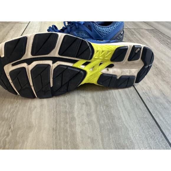 Asics Men's Running Shoes Blue-Yellow0Black Size 11 F820917 T705N - Picture 8 of 16